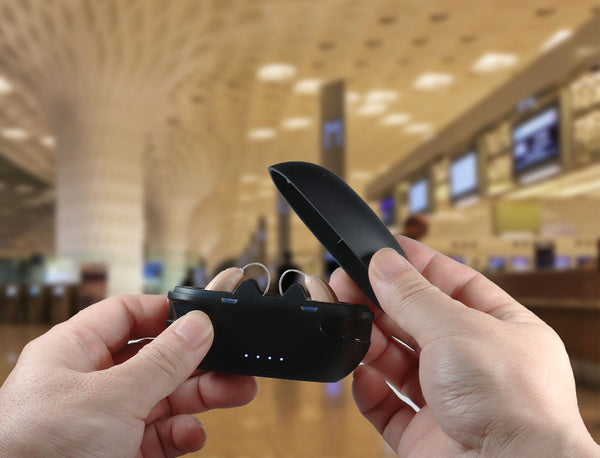 Rechargeable Bluetooth Hearing Aid Customizable with Mobile App | Behind the Ear | MX-Smart 2