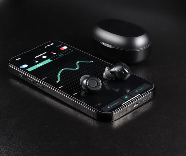 Rechargeable Bluetooth Hearing Aids Customizable with APP | Upgraded Version | BT-Omni 2